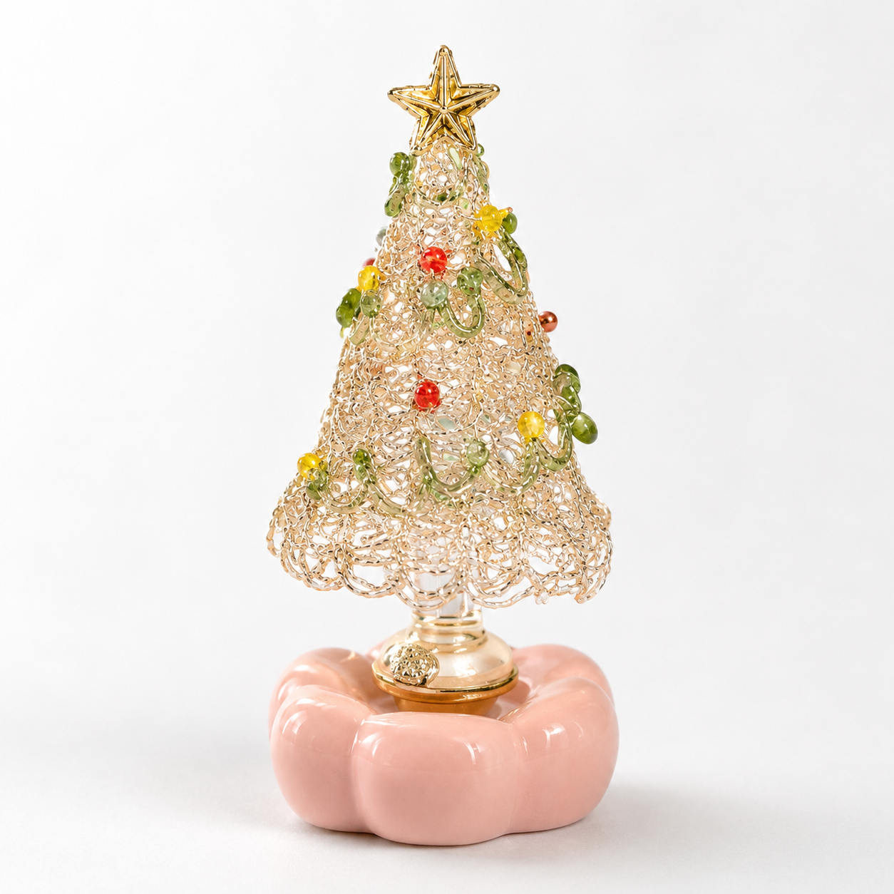 Star of Luck Glass Christmas Tree