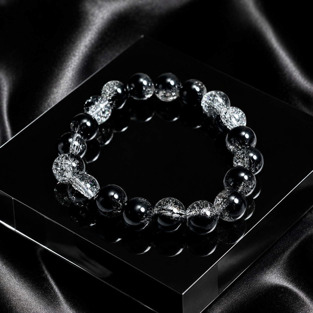 Crystal bead wish-granting bracelet