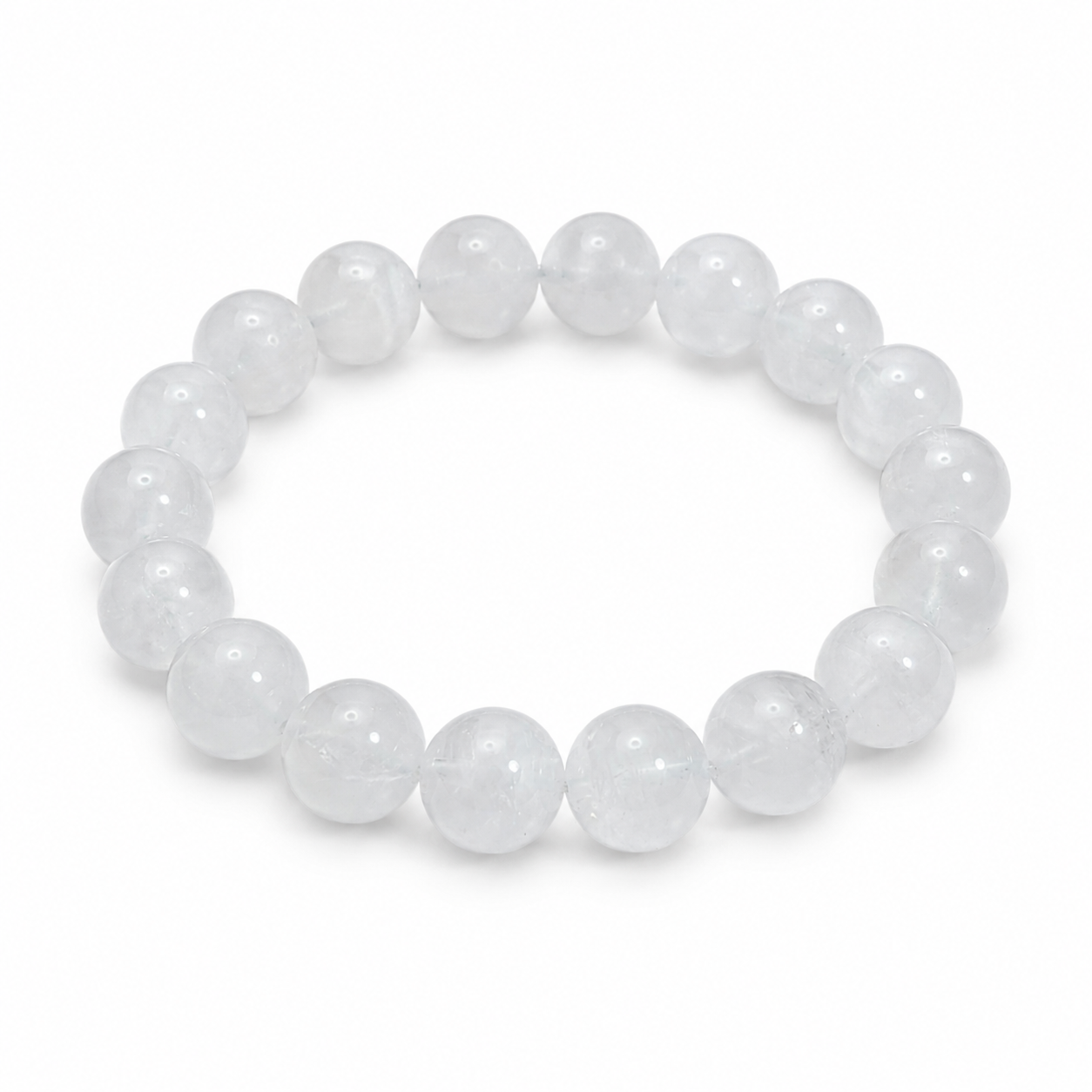Brazilian natural crystal white phantom quartz bracelet Confidence & Self-Esteem