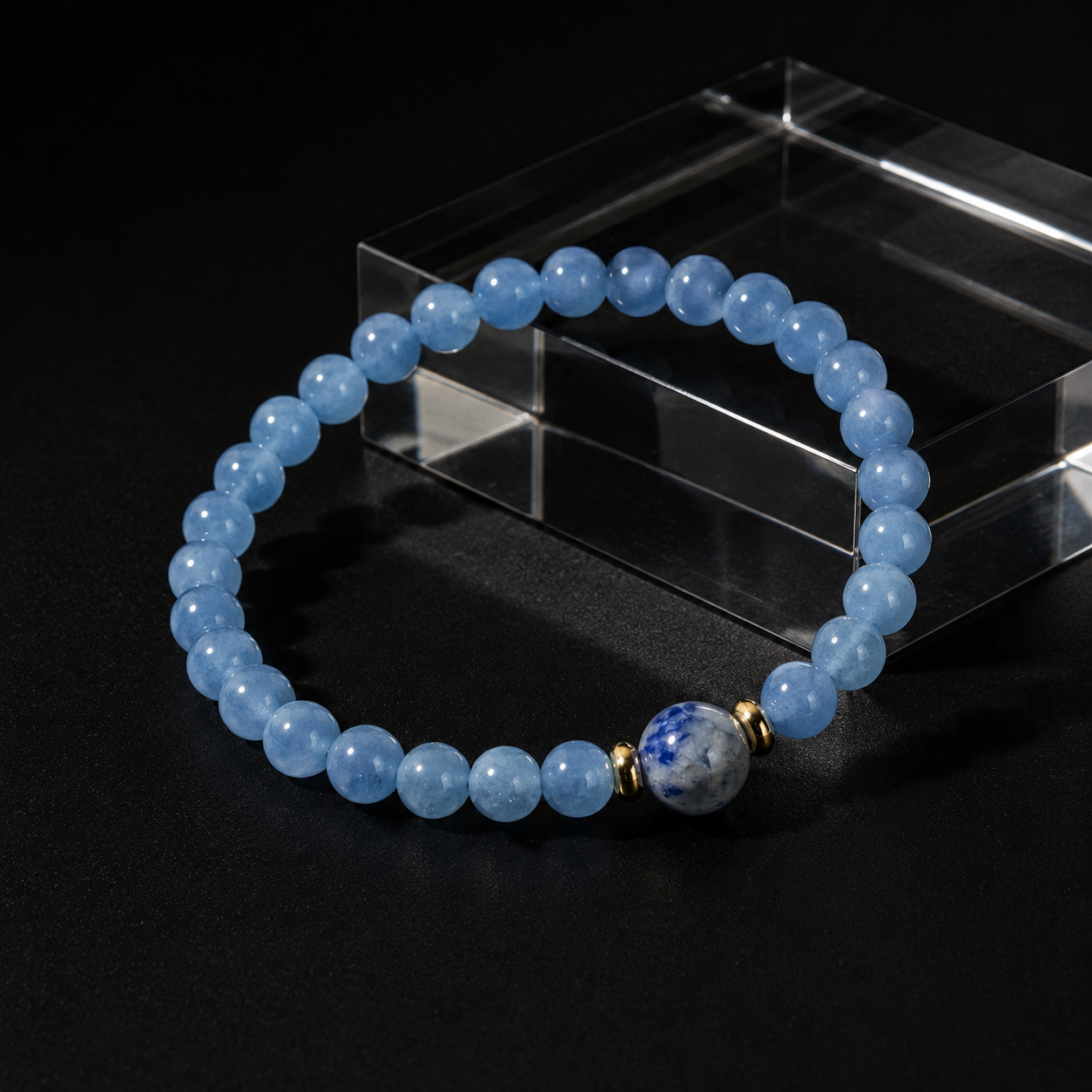 Amethyst tiger's eye bracelet Calm & Balance
