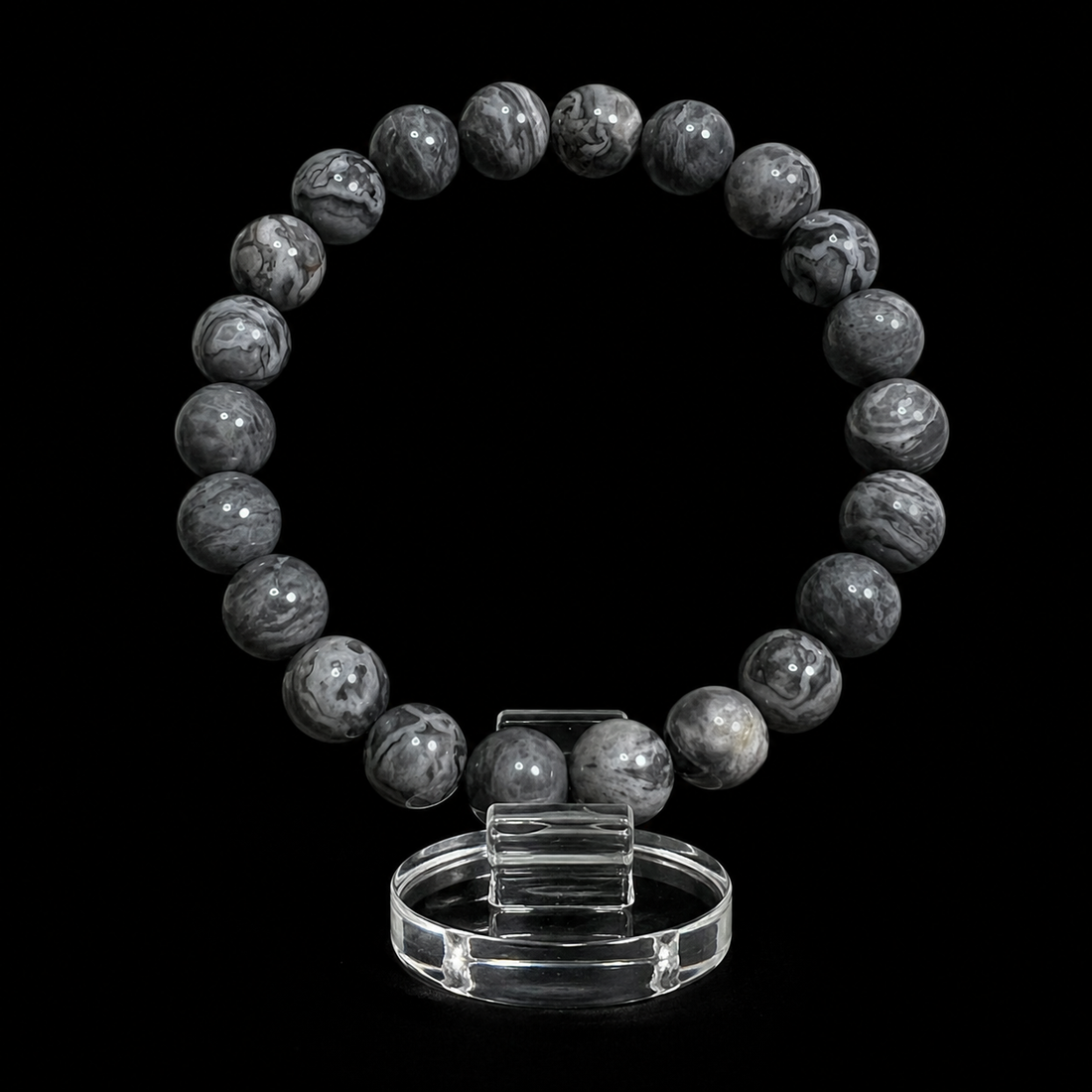 Strawberry quartz lapis lazuli bracelet Calm & Balance
