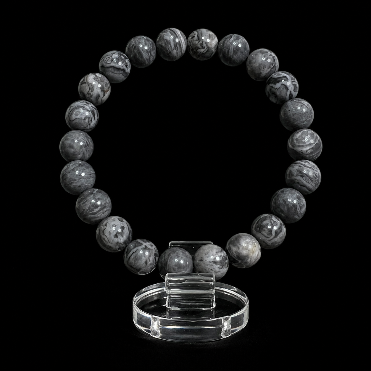 Strawberry quartz lapis lazuli bracelet Calm & Balance