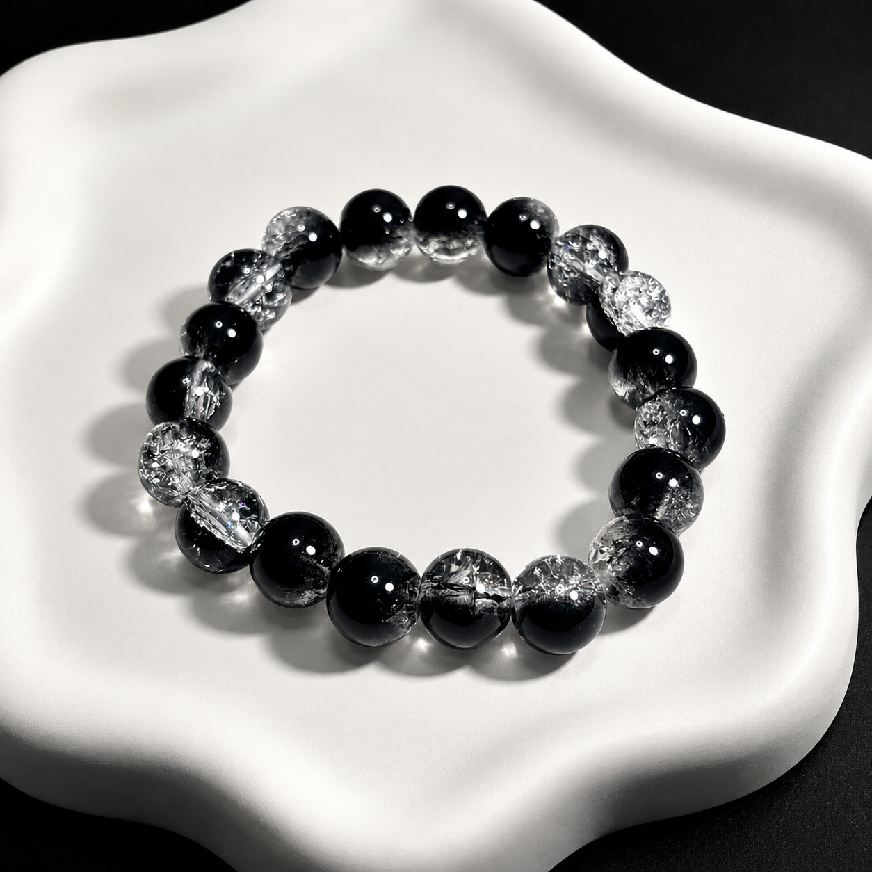 Crystal bead wish-granting bracelet