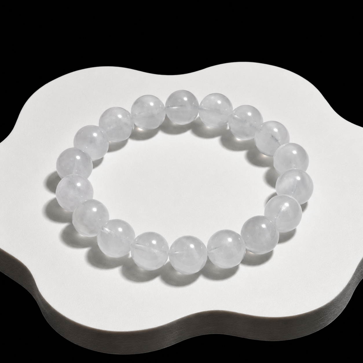 Brazilian natural crystal white phantom quartz bracelet Confidence & Self-Esteem