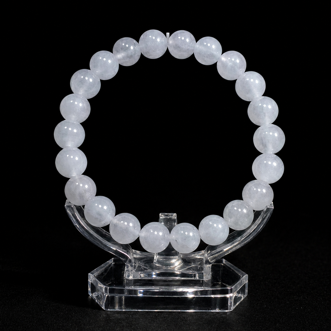 Red and green gemstone strawberry crystal lapis lazuli natural stone bracelet with white marble, protecting love.