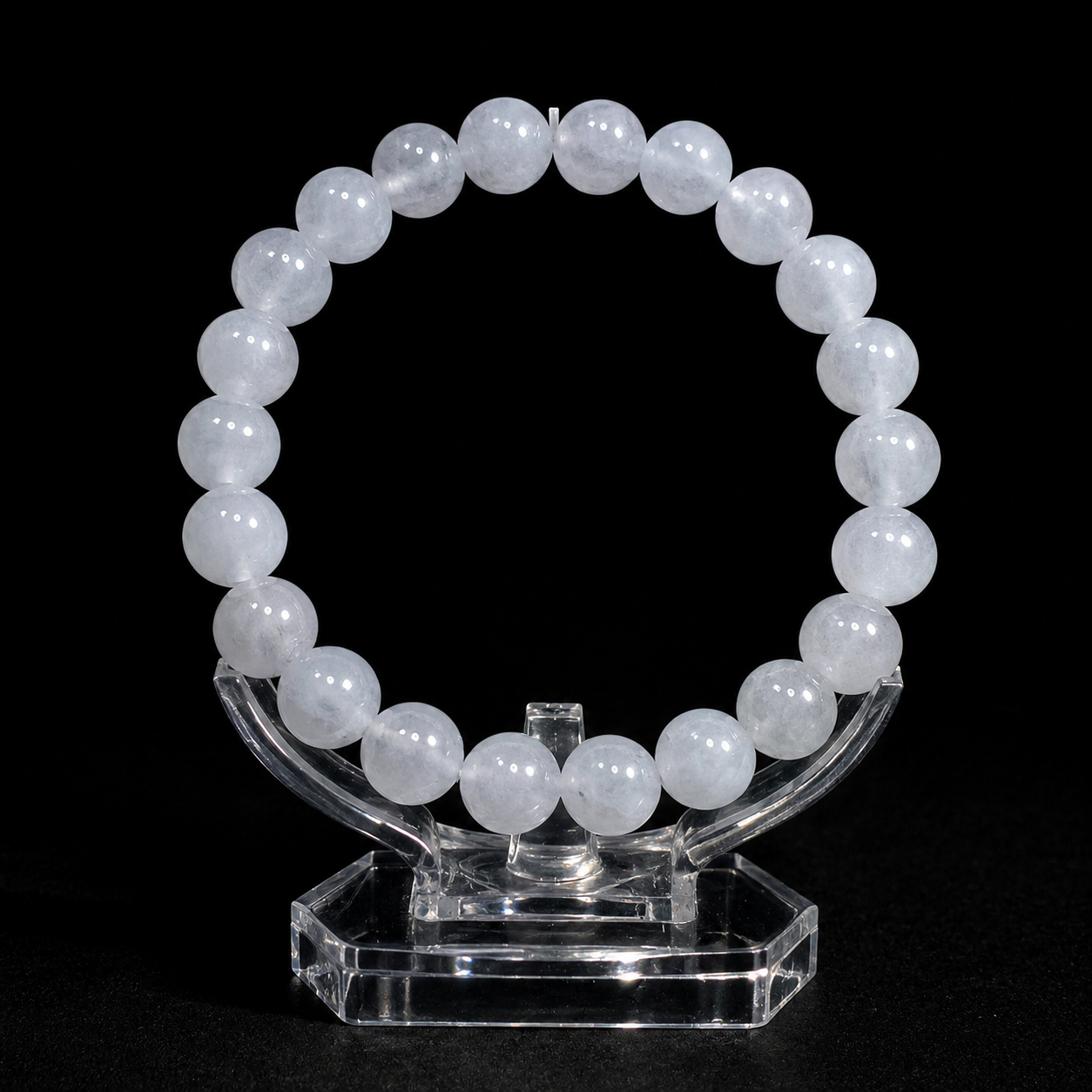 Red and green gemstone strawberry crystal lapis lazuli natural stone bracelet with white marble, protecting love.
