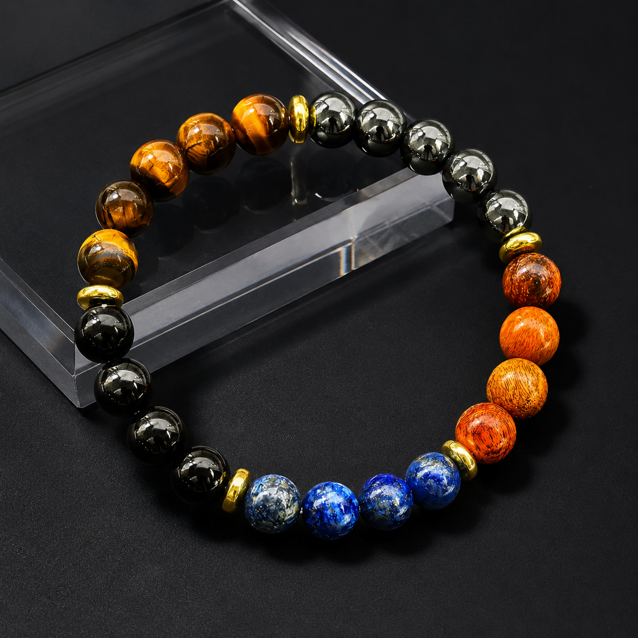 Amethyst tiger's eye bracelet Sleep & Relaxation