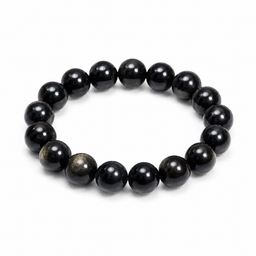 High-quality natural golden obsidian cat's eye obsidian bracelet for women Focus & Productivity