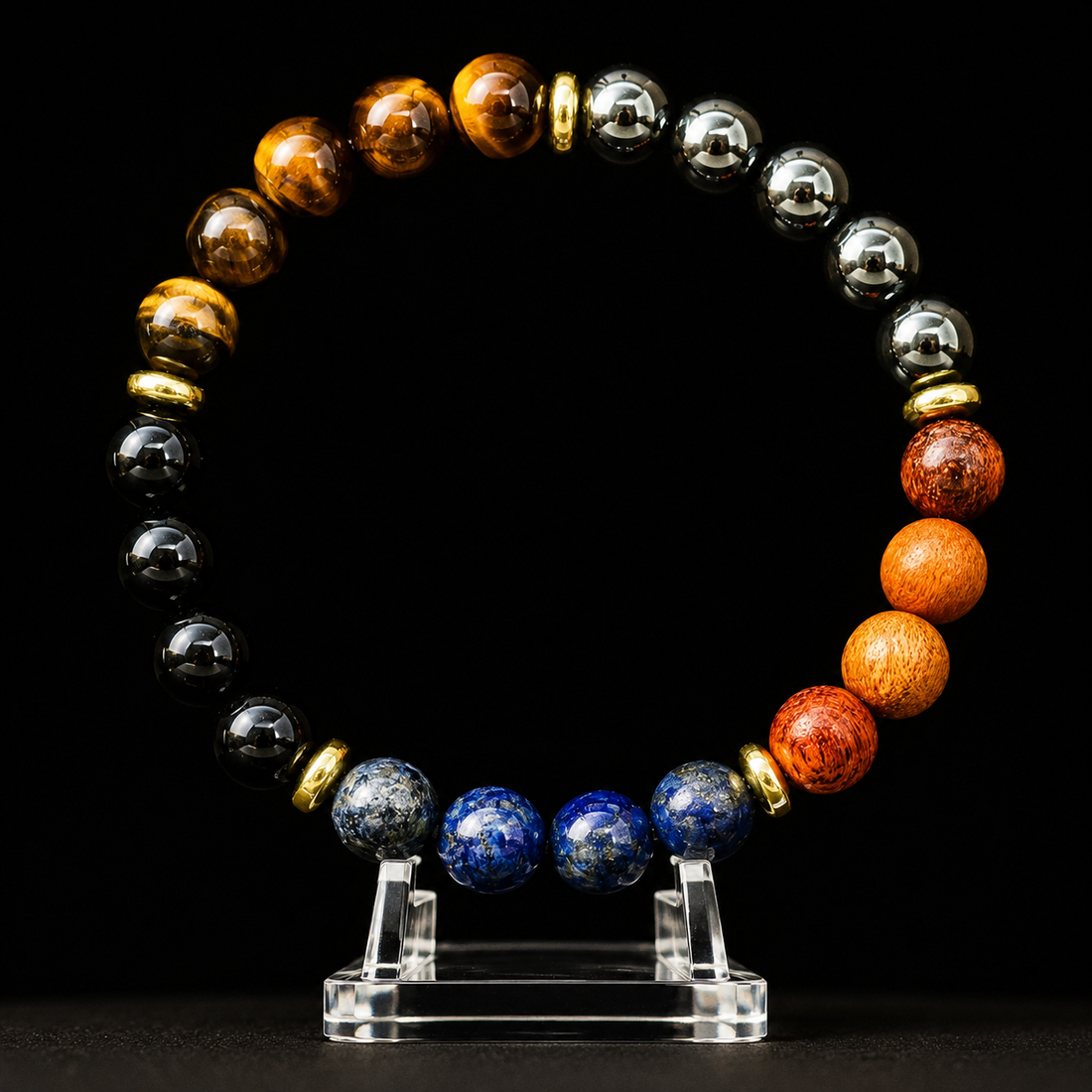 Amethyst tiger's eye bracelet Sleep & Relaxation