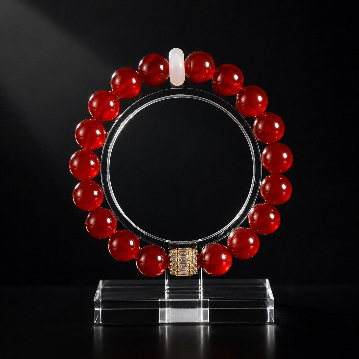 Natural Red Agate Crystal Bracelet for protection and safety