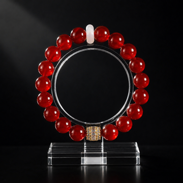 Natural Red Agate Crystal Bracelet for protection and safety