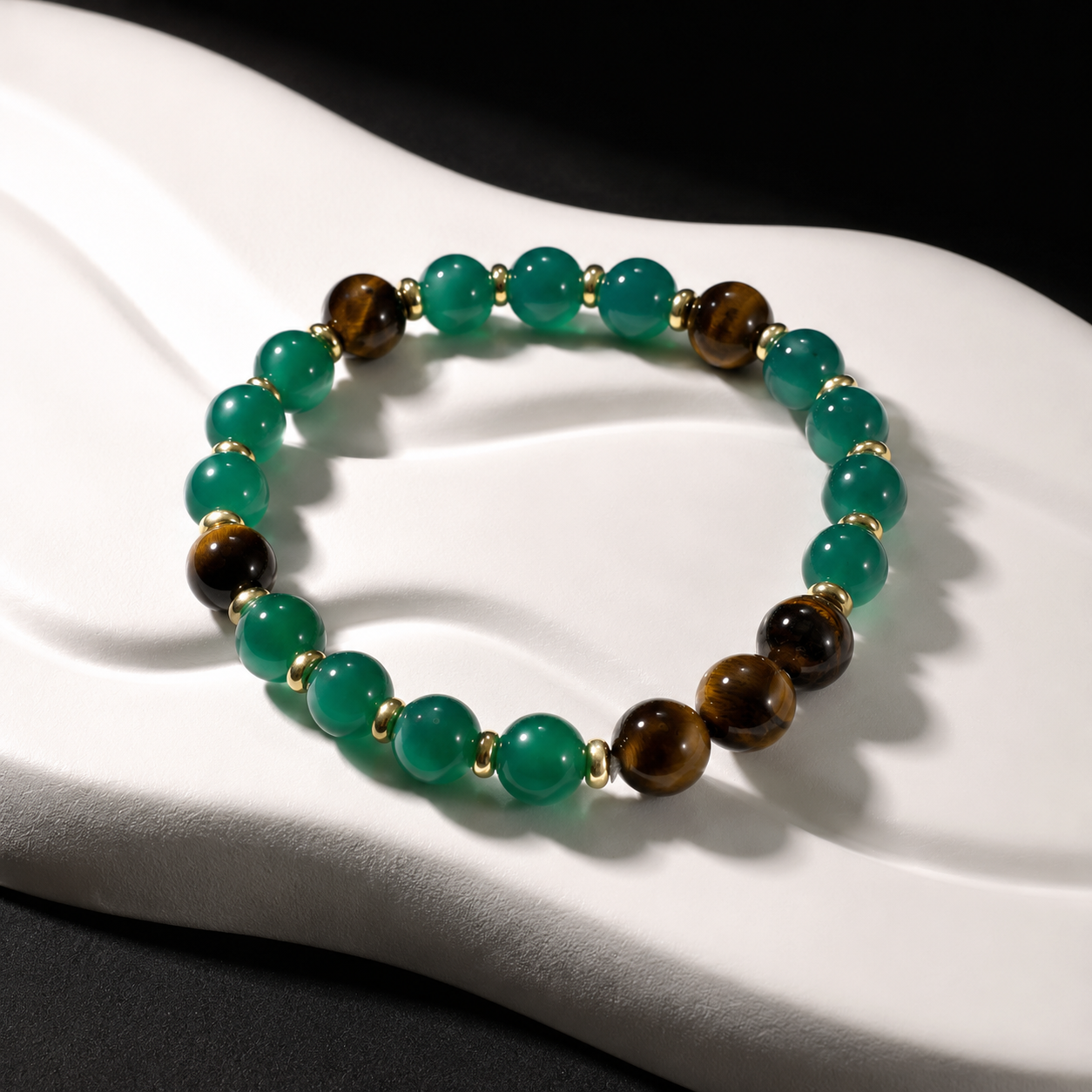 Vintage natural stone bracelet for protection and safety