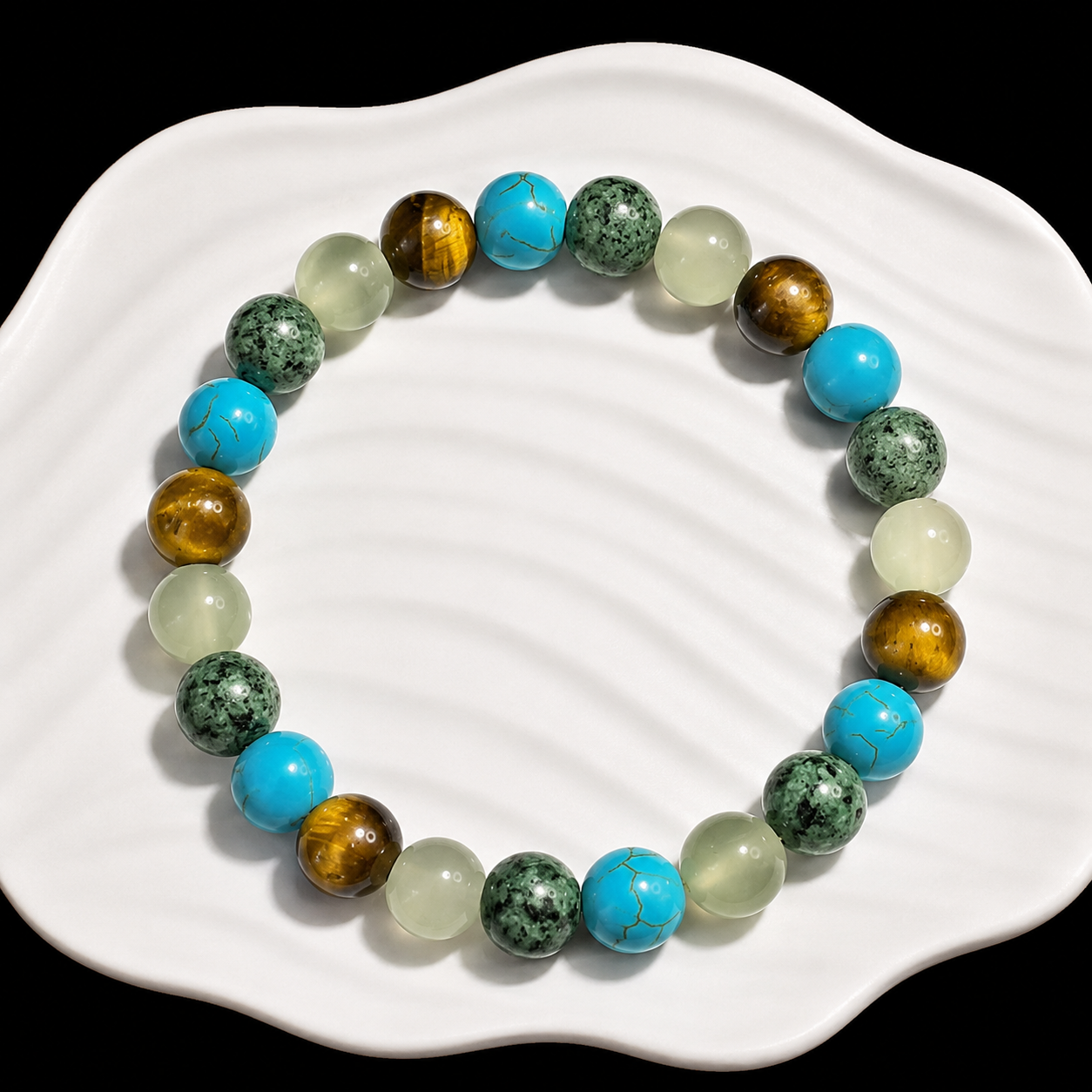 Natural amethyst tiger's eye bracelet Focus & Productivity