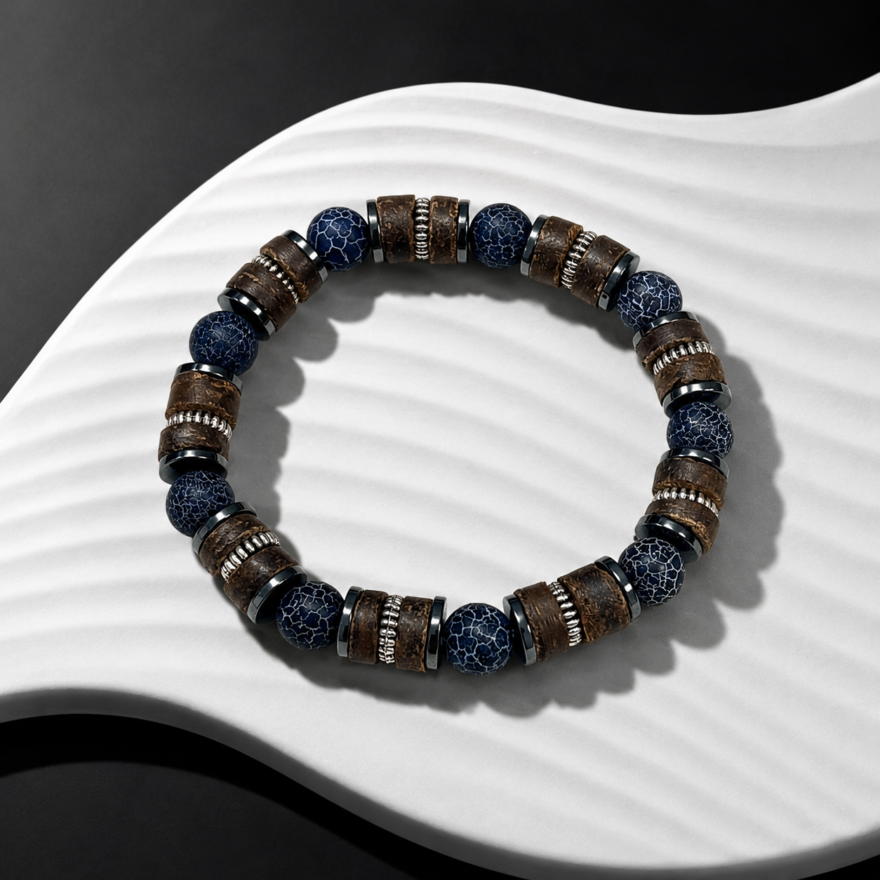 Natural amethyst tiger's eye bracelet for protection and safety