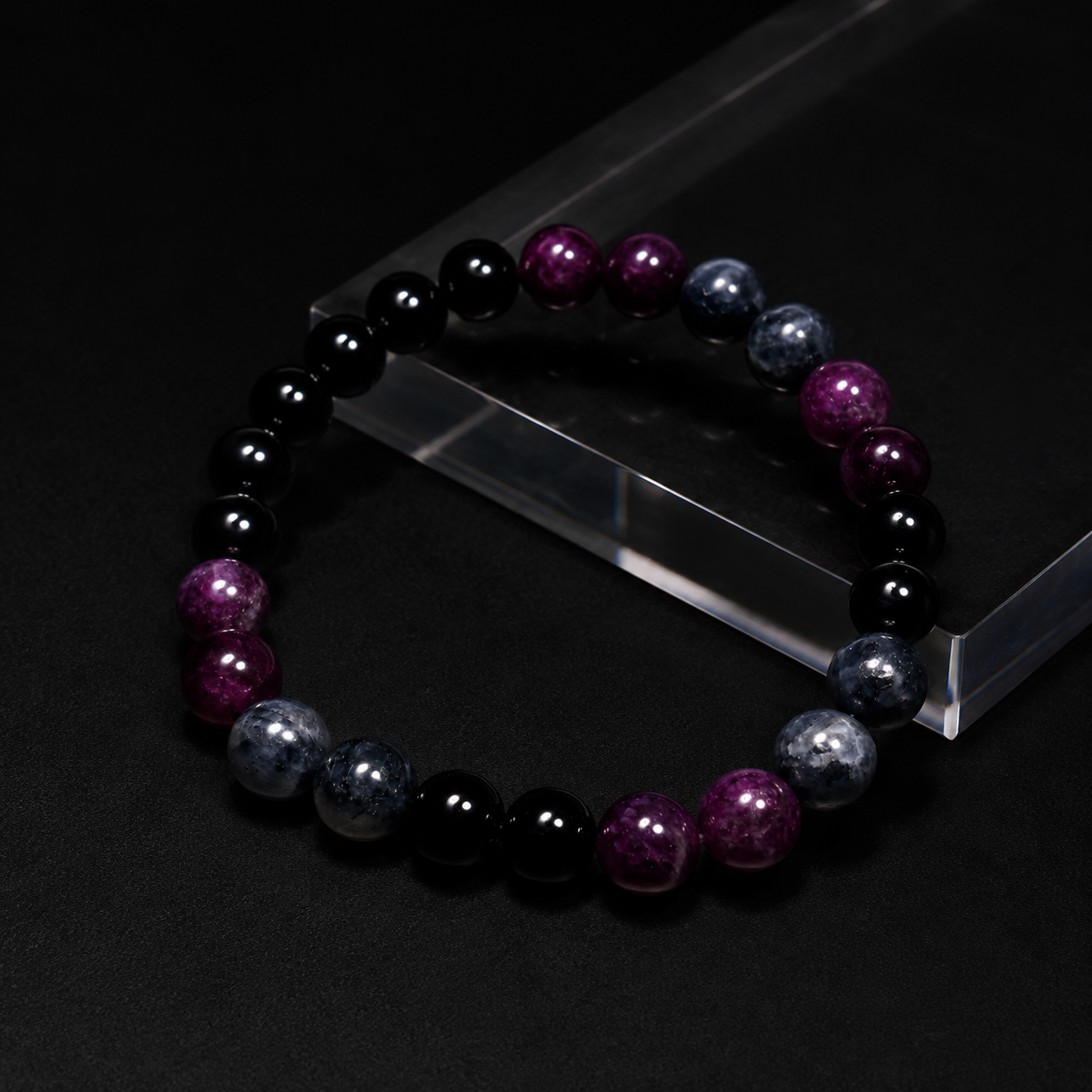 Vintage natural stone bracelet Calm & Balance