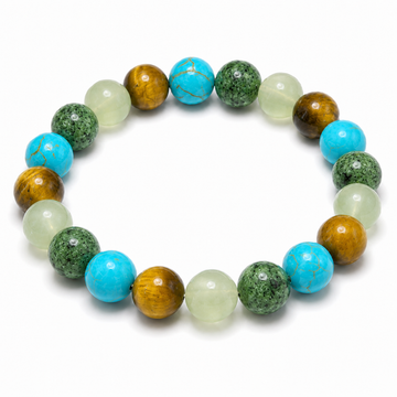 Natural amethyst tiger's eye bracelet Focus & Productivity