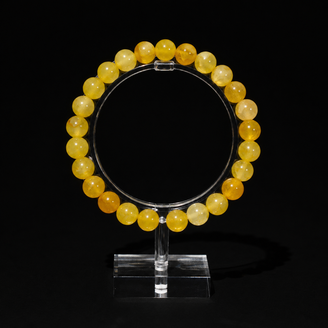 Vintage natural stone bracelet brings wealth