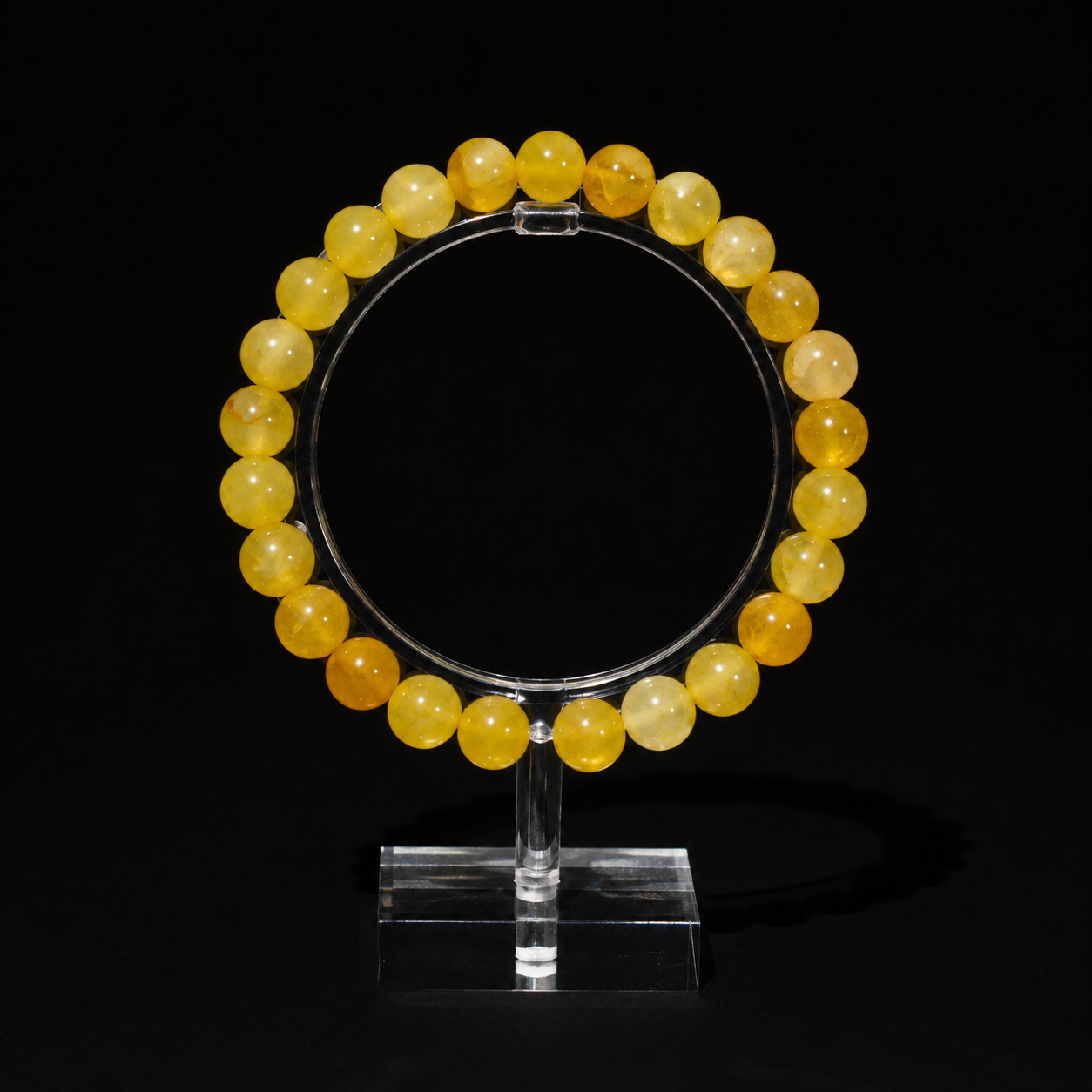 Vintage natural stone bracelet brings wealth