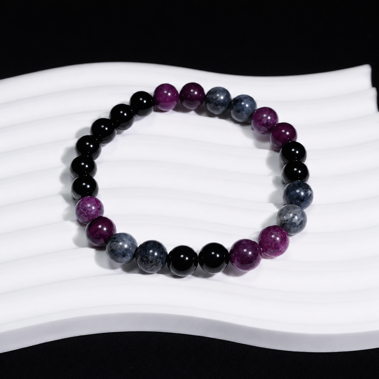 Vintage natural stone bracelet Calm & Balance