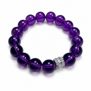 Natural Uruguayan Amethyst Wish-Fulfilling Bracelet