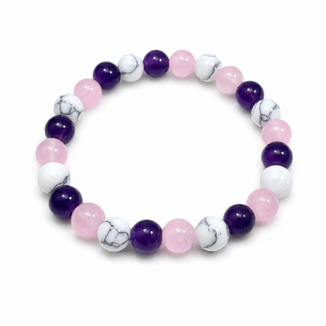 A natural glass bracelet with nine different elements Sleep & Relaxation