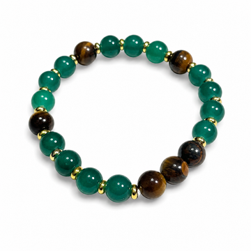 Vintage natural stone bracelet for protection and safety