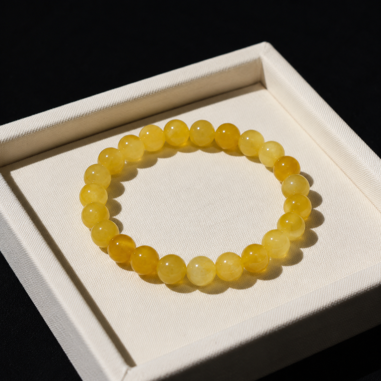 Vintage natural stone bracelet brings wealth