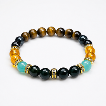 Natural Amethyst Tiger's Eye Lucky Bracelet