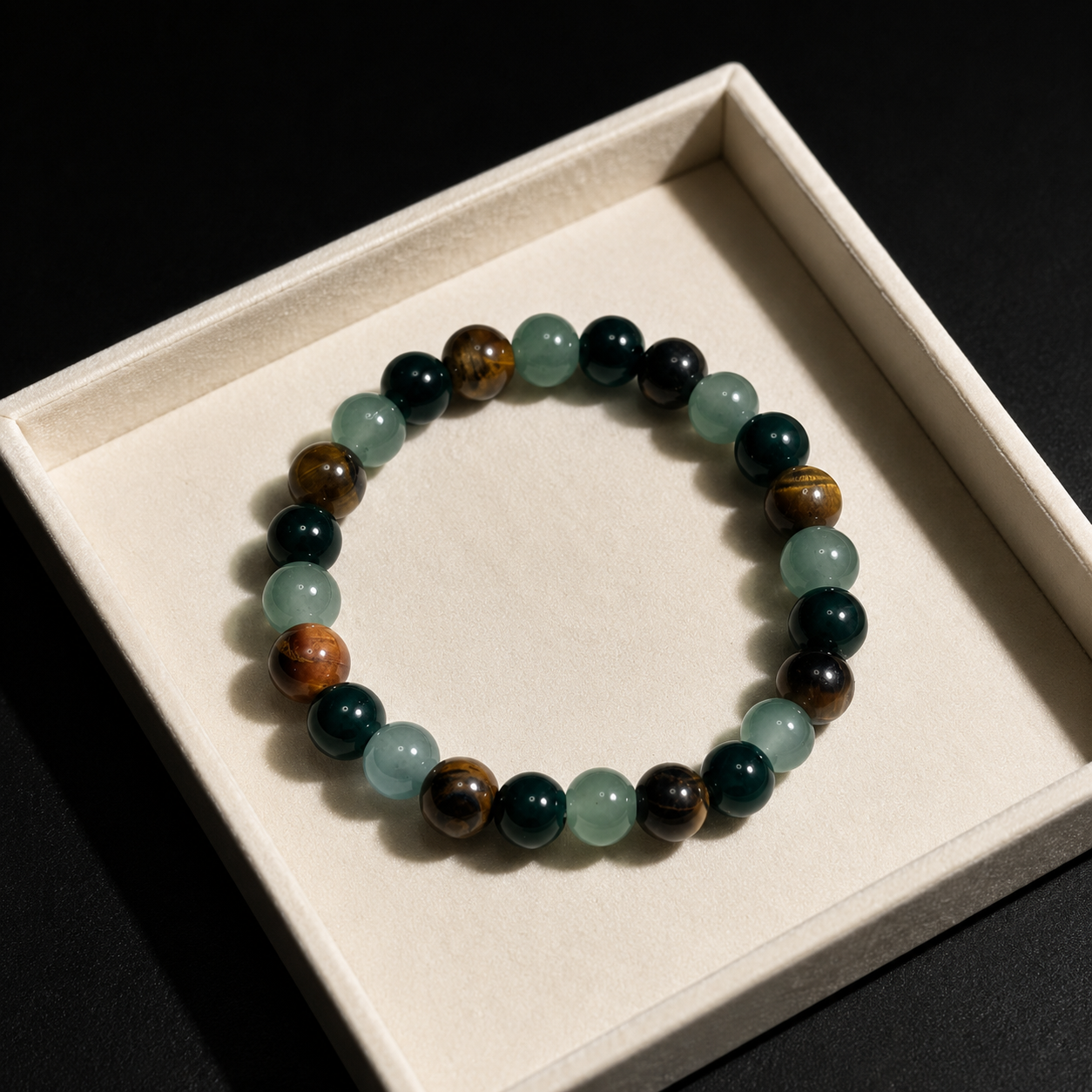 Vintage natural stone bracelet Focus & Productivity