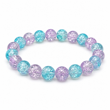 High-end beaded crystal bracelet, blue – a symbol of protecting love.