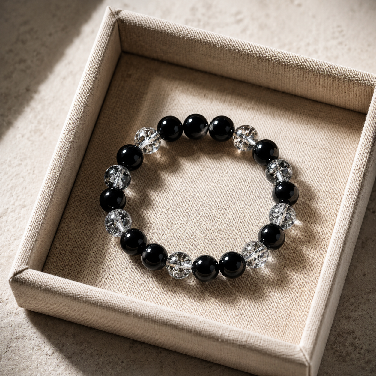 Crystal bead wish-granting bracelet