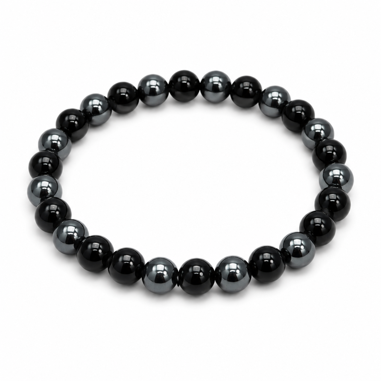 Nine different elements of natural glass bracelet bring wealth