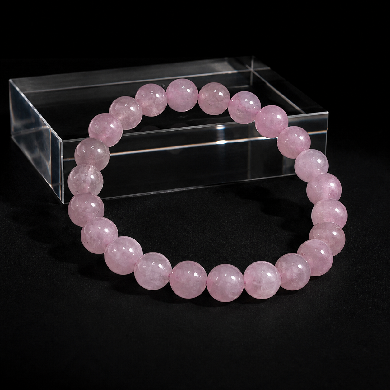 Red and green gemstone strawberry crystal lapis lazuli bracelet rose quartz protects love