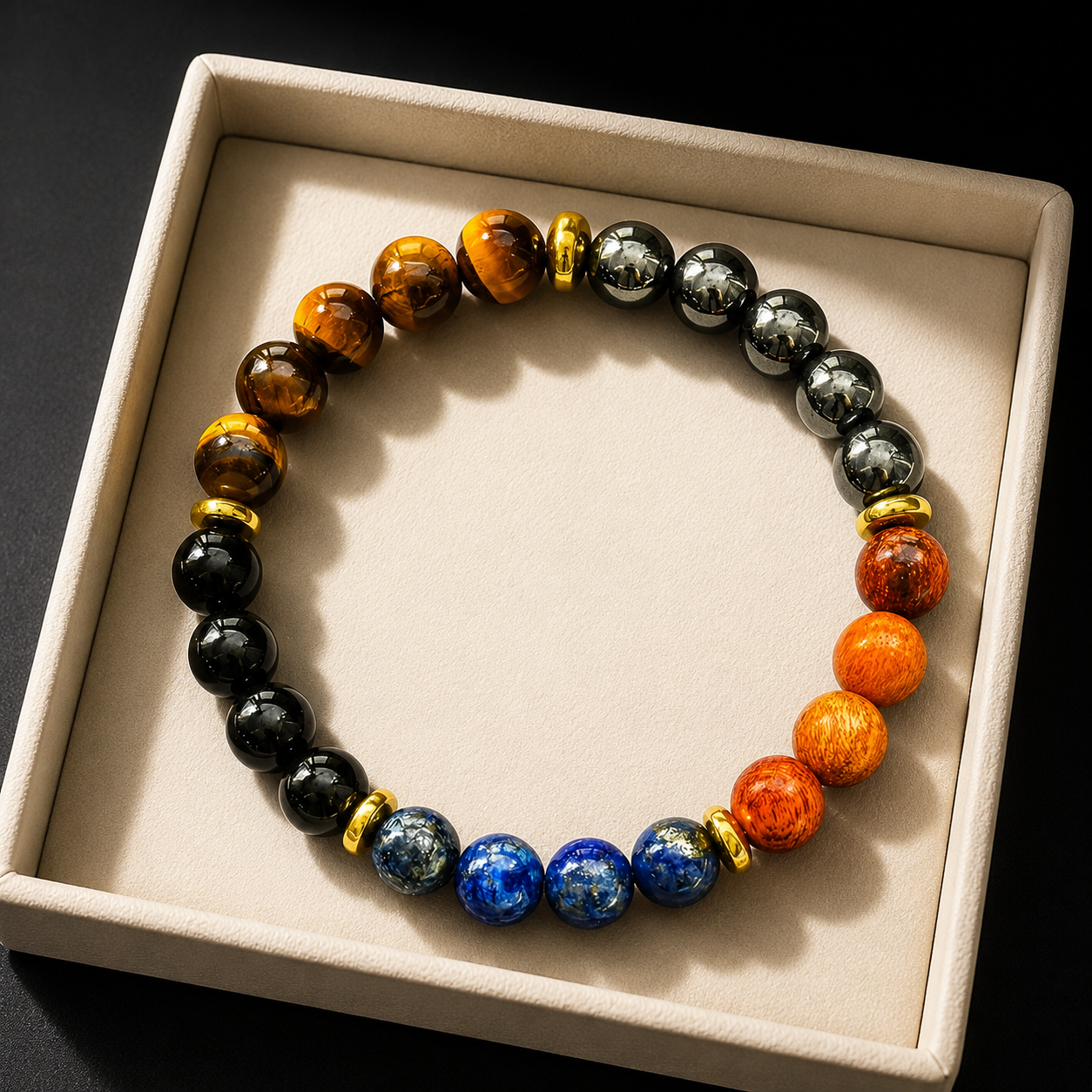 Amethyst tiger's eye bracelet Sleep & Relaxation