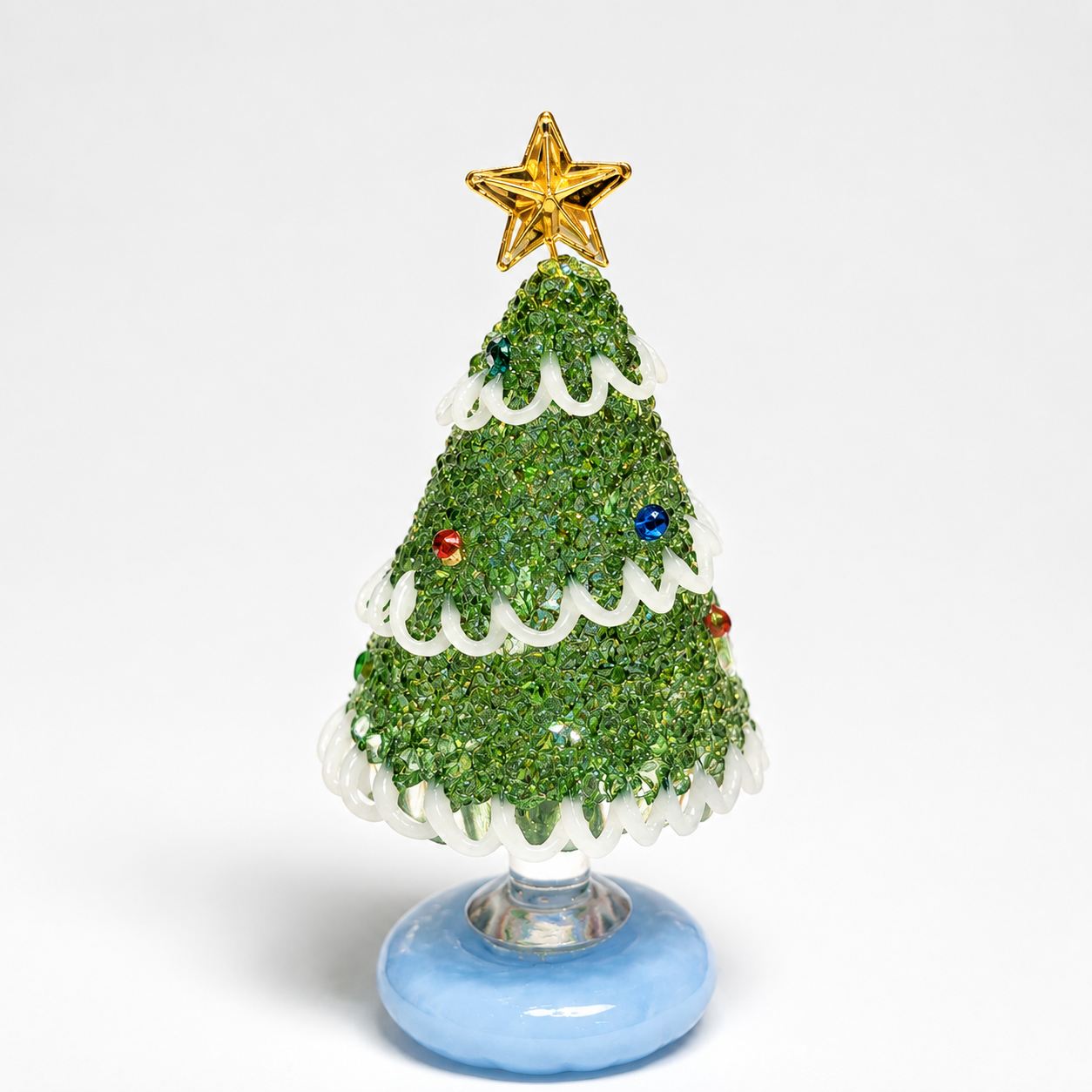 Evergreen Crystal Fortune Star Christmas Tree – Lucky Blessing Edition