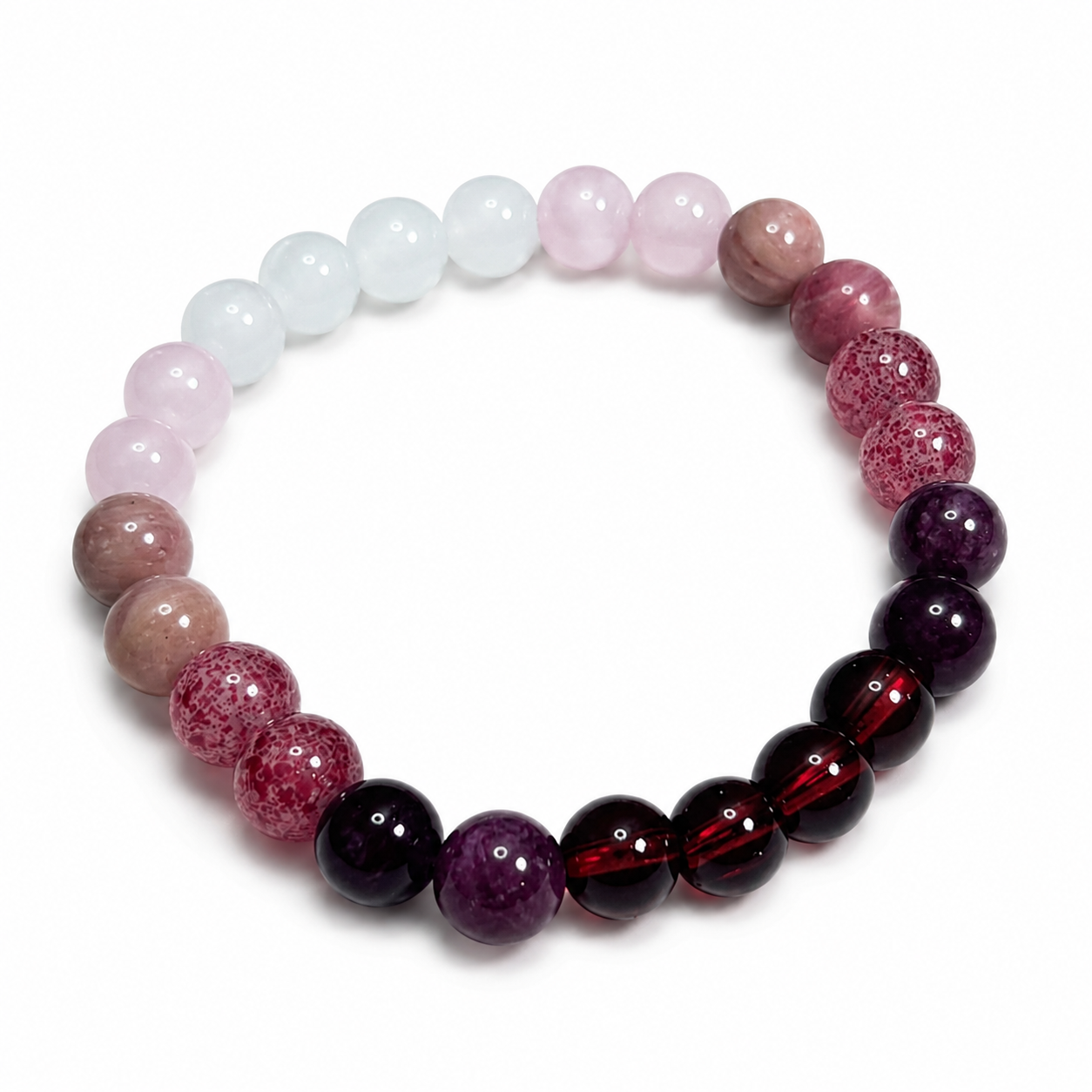 Crystal string vintage natural stone lucky bracelet beads