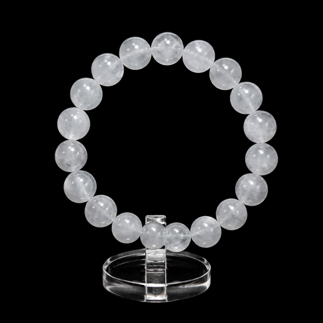Brazilian natural crystal white phantom quartz bracelet Confidence & Self-Esteem