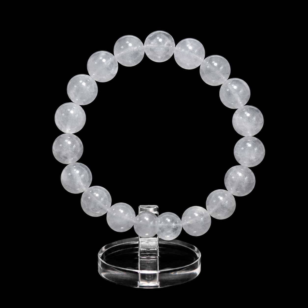 Brazilian natural crystal white phantom quartz bracelet Confidence & Self-Esteem