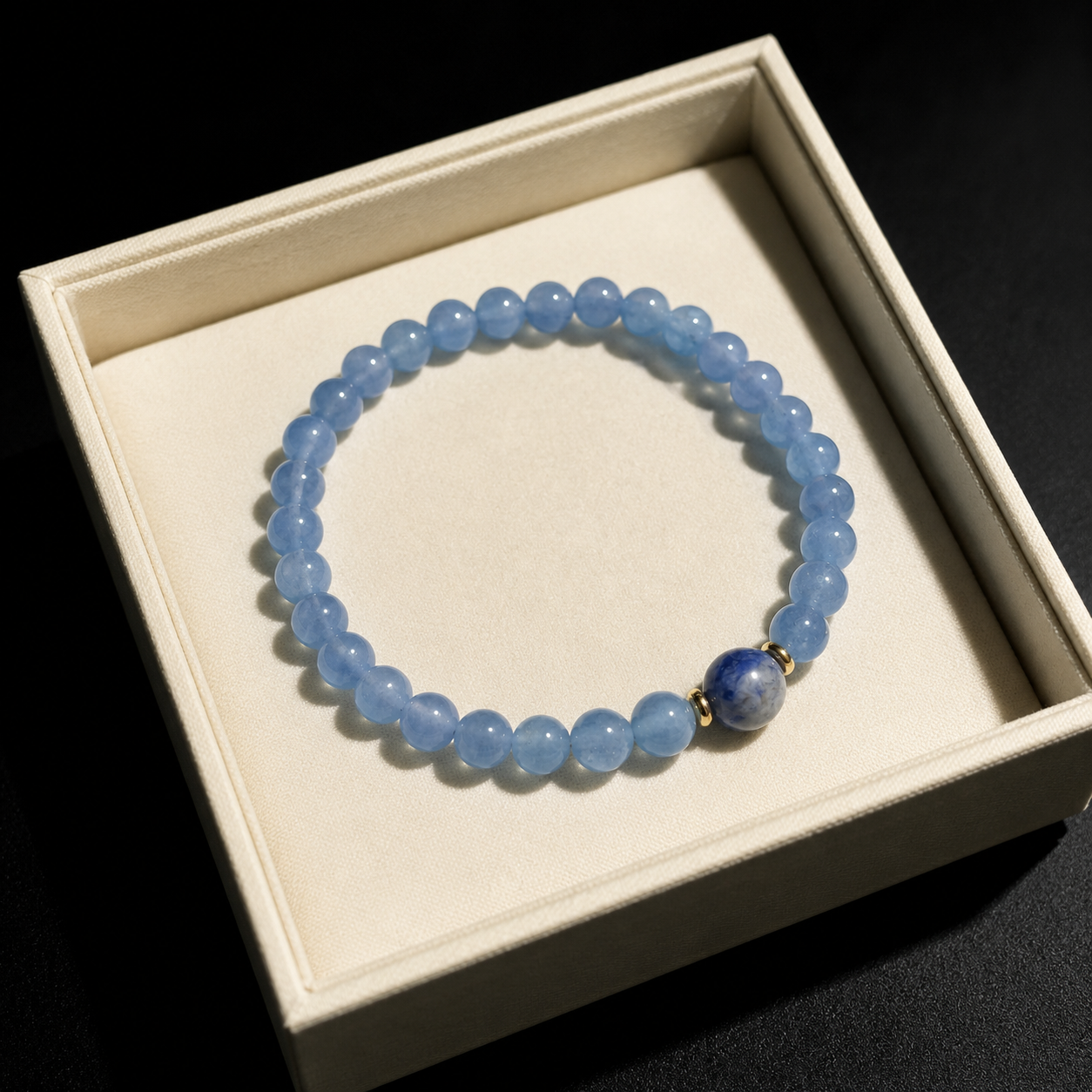 Amethyst tiger's eye bracelet Calm & Balance