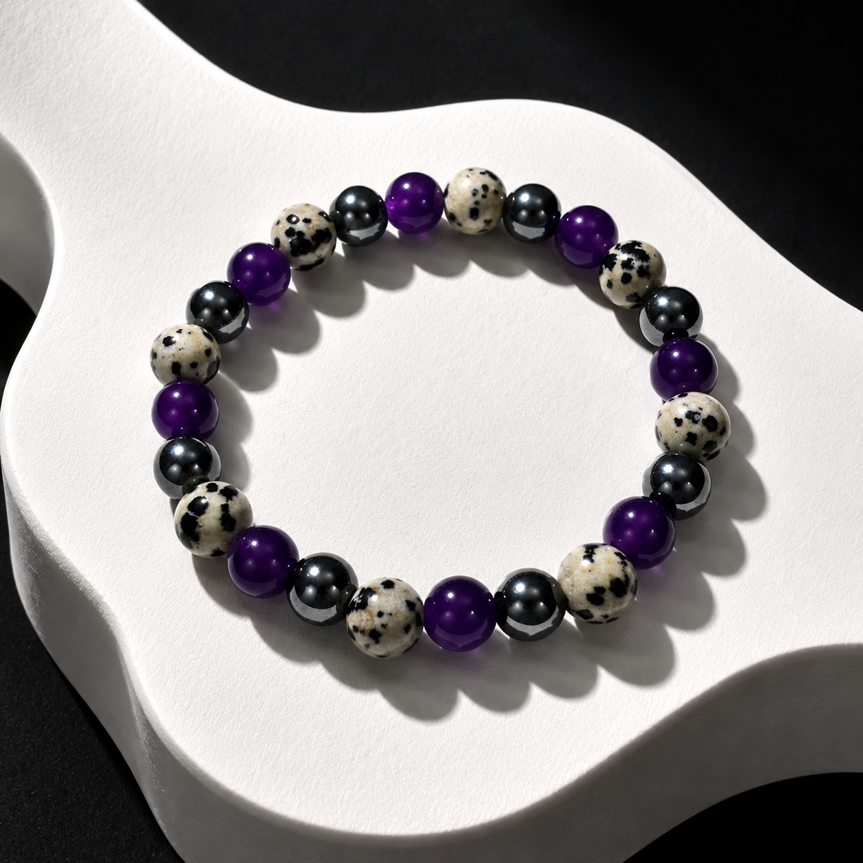 Amethyst tiger's eye bracelet brings wealth