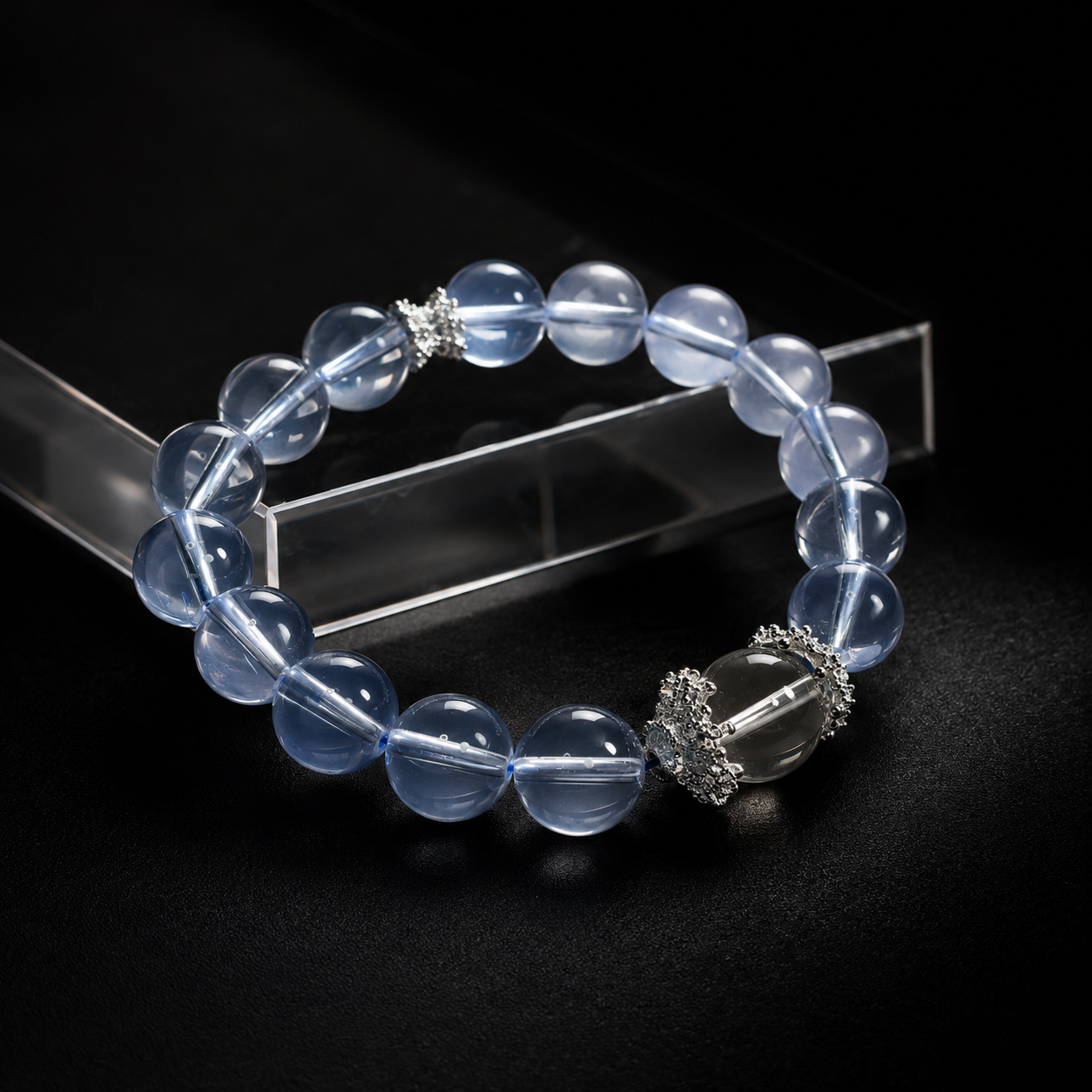 A blue sapphire crystal bracelet Sleep & Relaxation