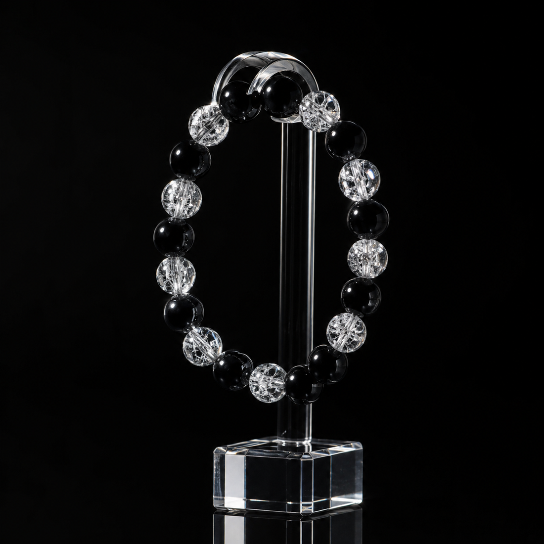 Crystal bead wish-granting bracelet
