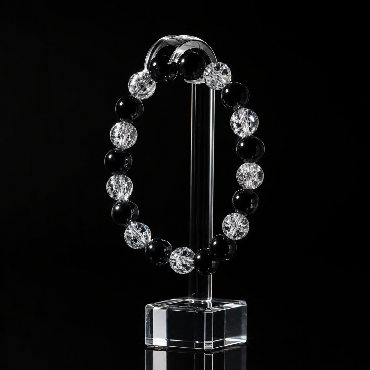 Crystal bead wish-granting bracelet