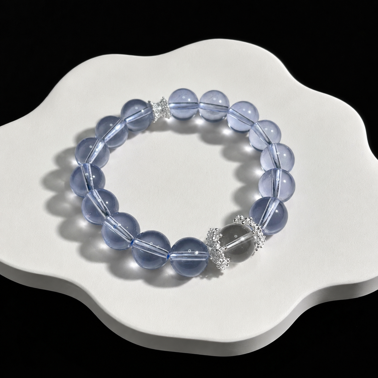 A blue sapphire crystal bracelet Sleep & Relaxation