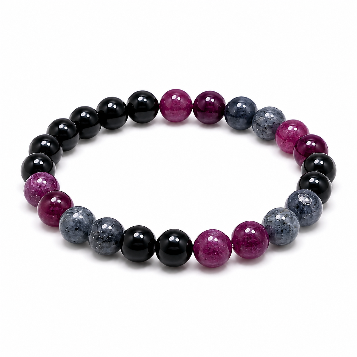 Vintage natural stone bracelet Calm & Balance