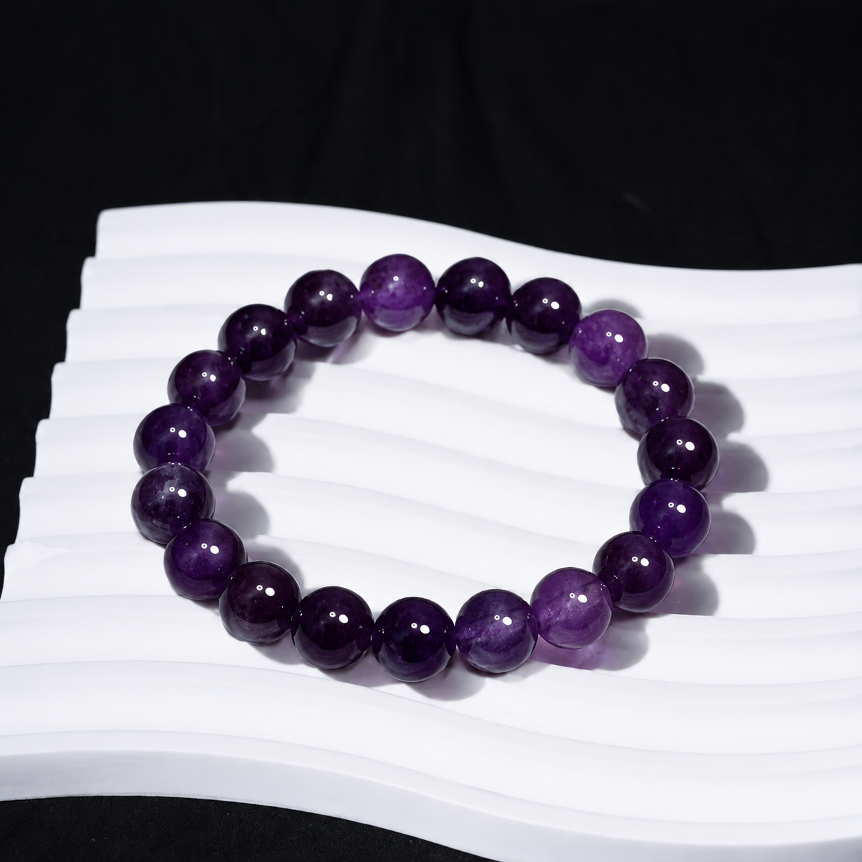 Crystal, ruby, emerald, strawberry crystal, lapis lazuli, natural stone, health-enhancing bracelet, amethyst.